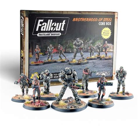 fallout: wasteland warfare - brotherhood of steel core box|FALLOUT : WASTELAND WARFARE .